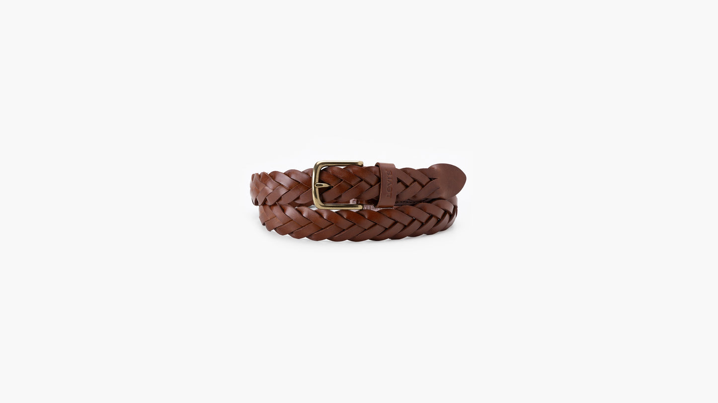 Levi's® Men's Leather Braided Belt