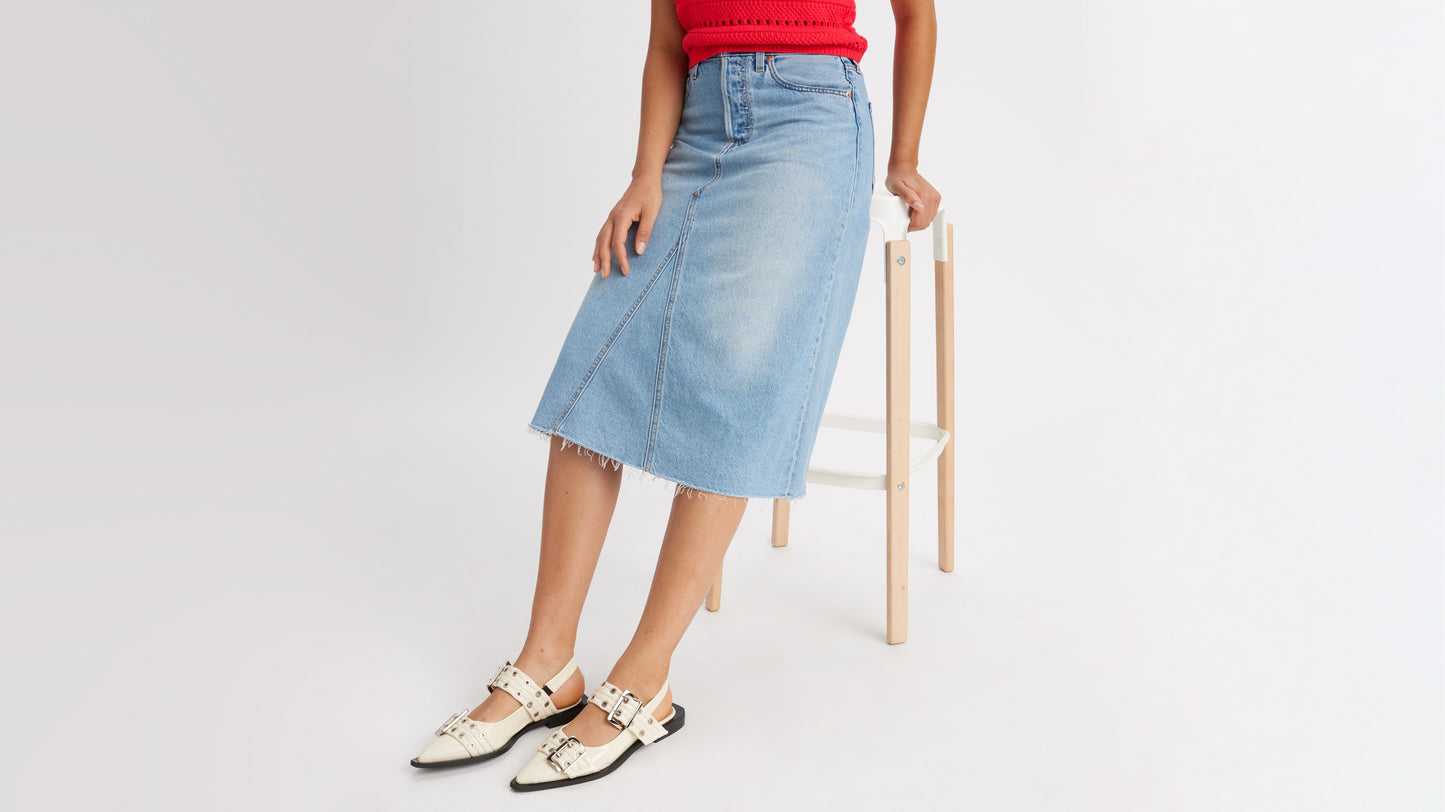 Levi's® Women's High-Rise A-Line Deconstructed Skirt
