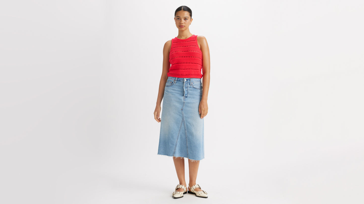 Levi's® Women's High-Rise A-Line Deconstructed Skirt