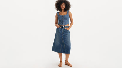 Levi's® Women's High-Rise A-Line Deconstructed Skirt