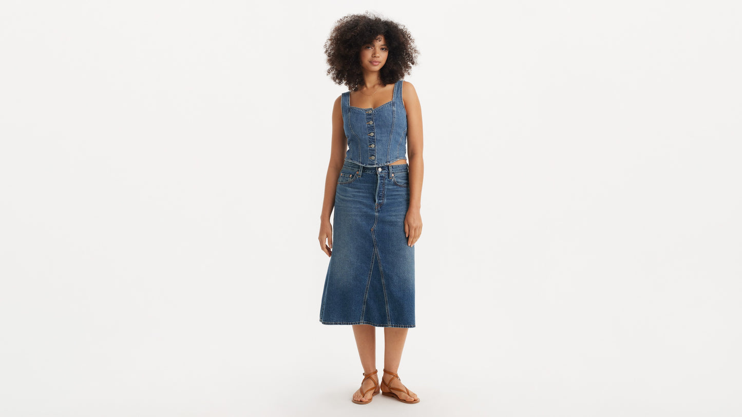 Levi's® Women's High-Rise A-Line Deconstructed Skirt