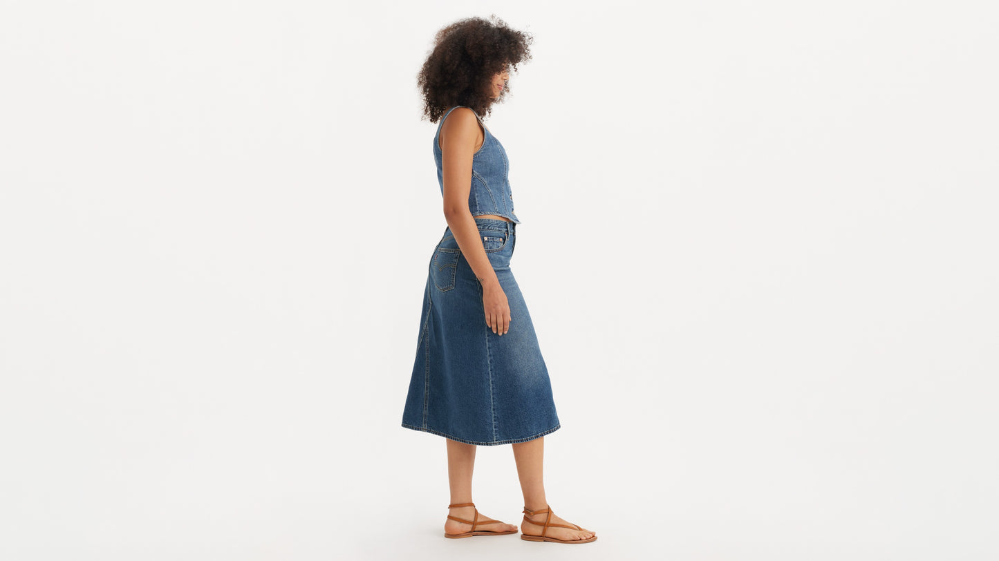 Levi's® Women's High-Rise A-Line Deconstructed Skirt