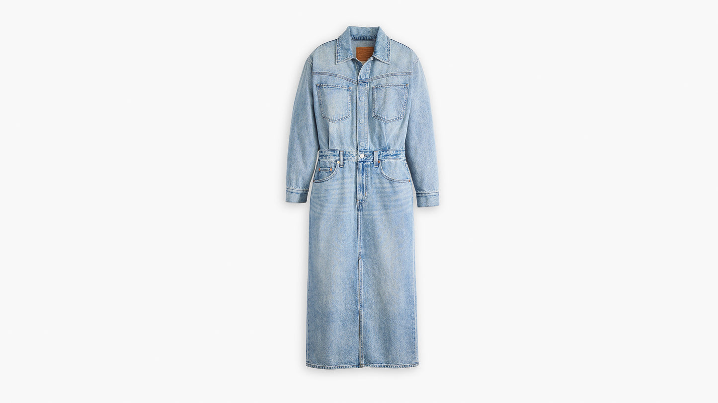 Levi's® Women's Denim Midi Shirt Dress