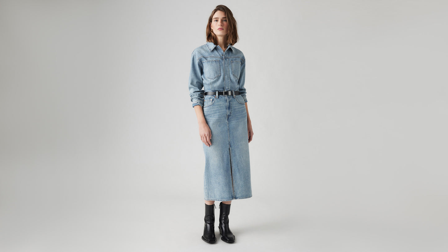 Levi's® Women's Denim Midi Shirt Dress