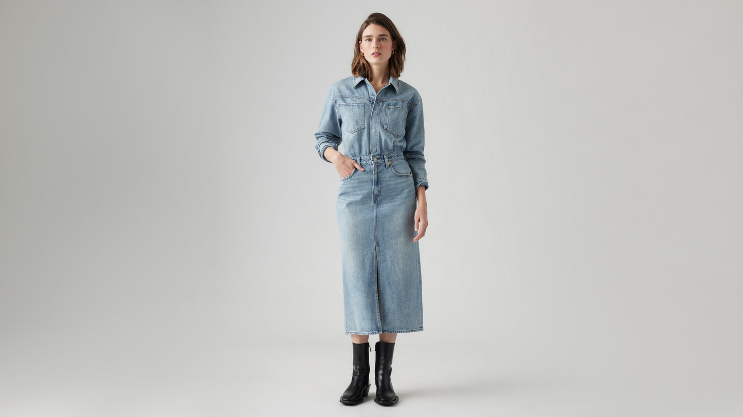 Levi's® Women's Denim Midi Shirt Dress