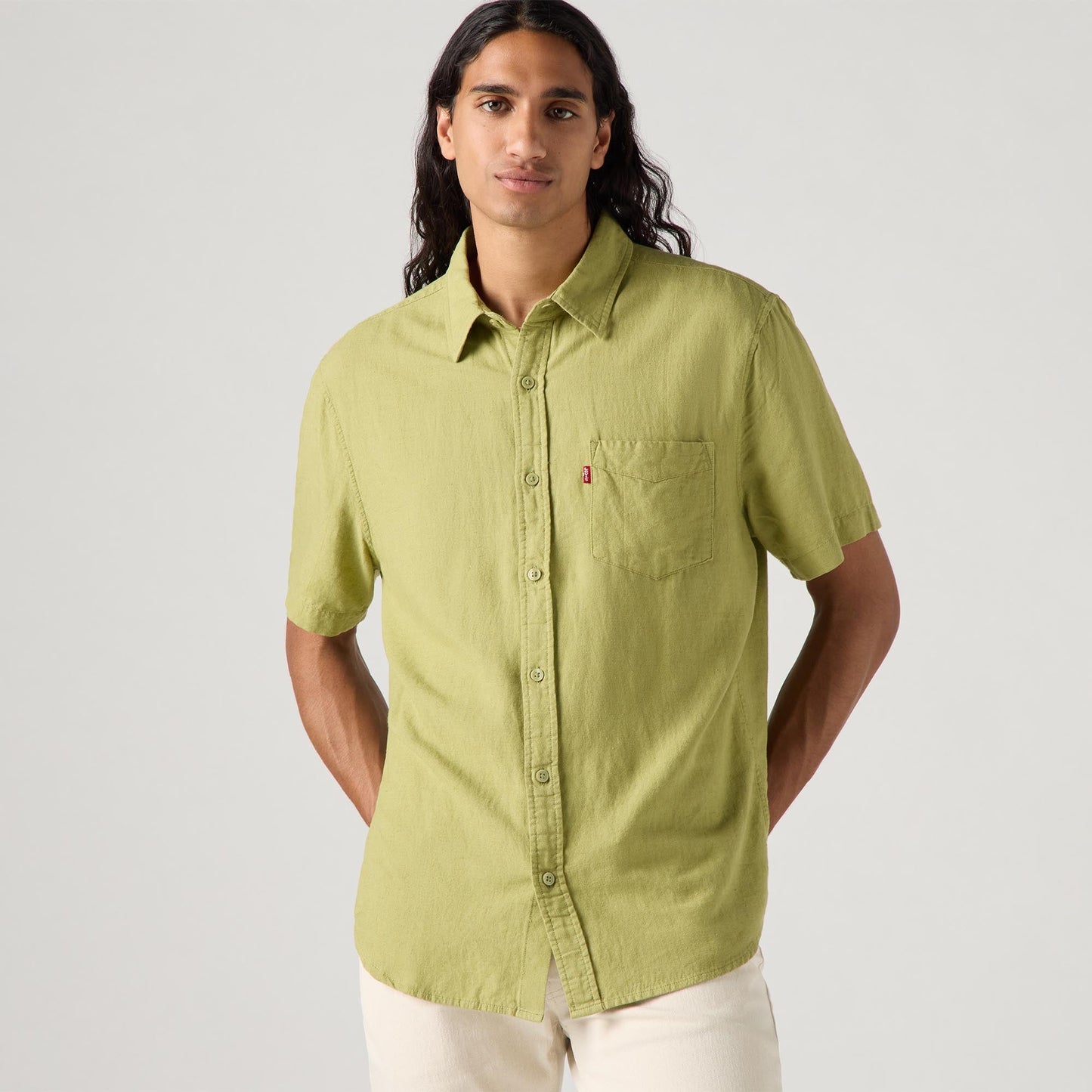 Levi's® Men's Short-Sleeve Sunset Pocket Standard Fit Shirt