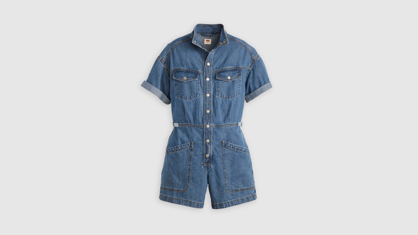 Levi's® Women's Short-Sleeve Surplus Romper