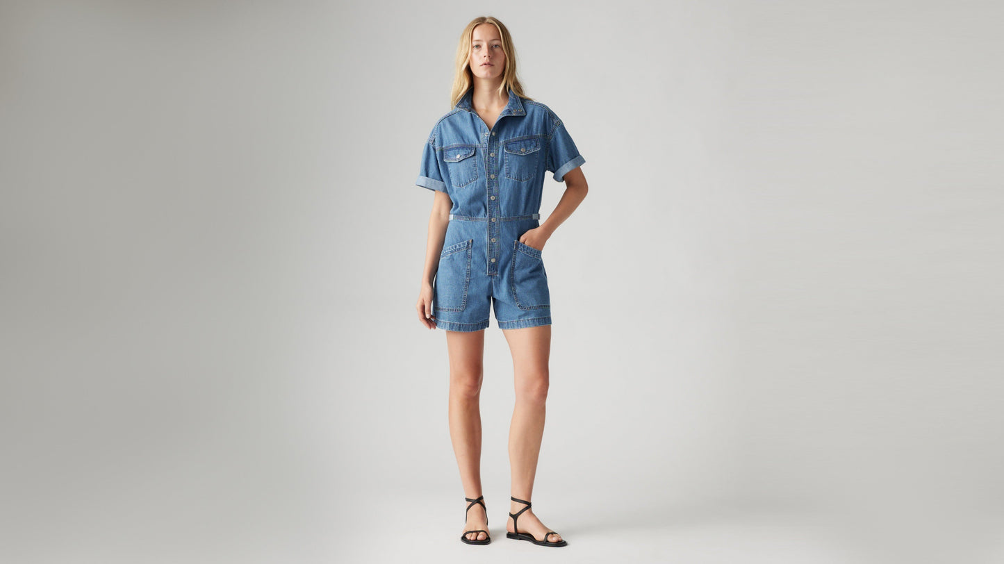 Levi's® Women's Short-Sleeve Surplus Romper