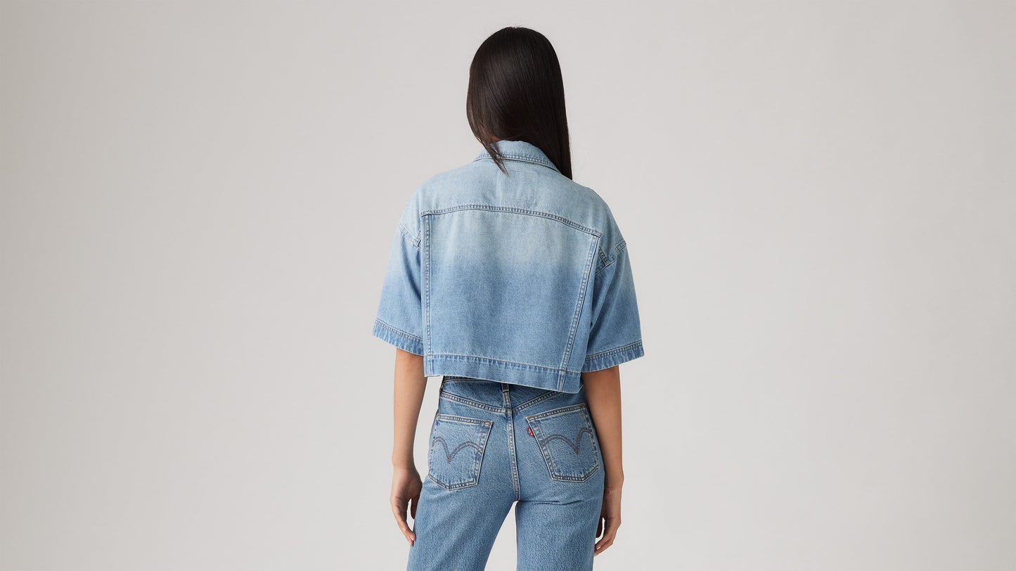 Levi's® Women's Lunar New Year Cropped Short-Sleeve Shirt