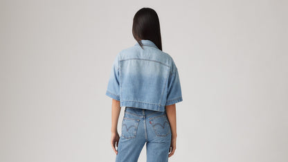 Levi's® Women's Lunar New Year Cropped Short-Sleeve Shirt
