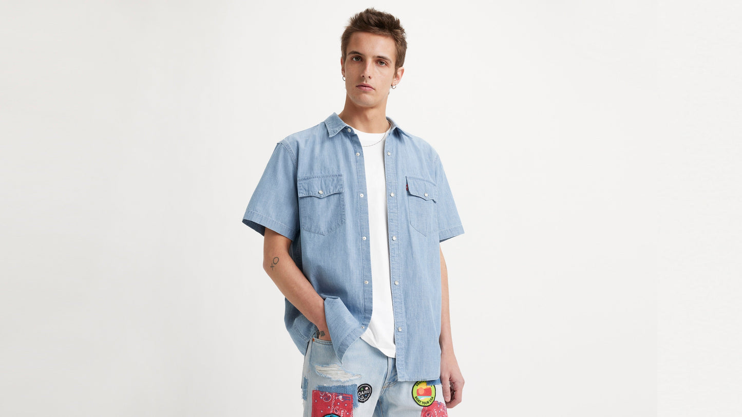 Levi's® Men's Short-Sleeve Relaxed Fit Western Shirt
