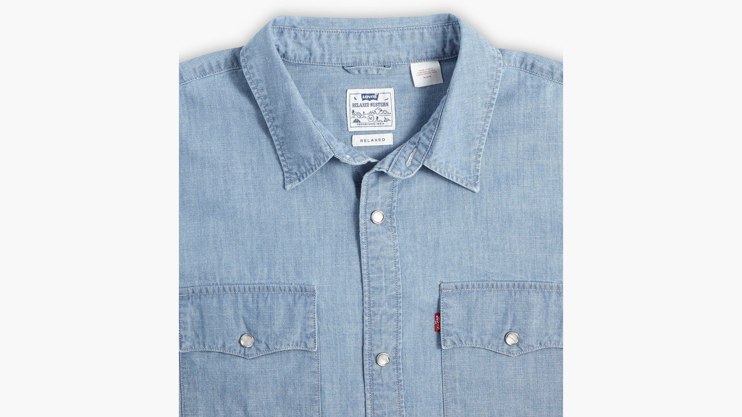 Levi's® Men's Short-Sleeve Relaxed Fit Western Shirt