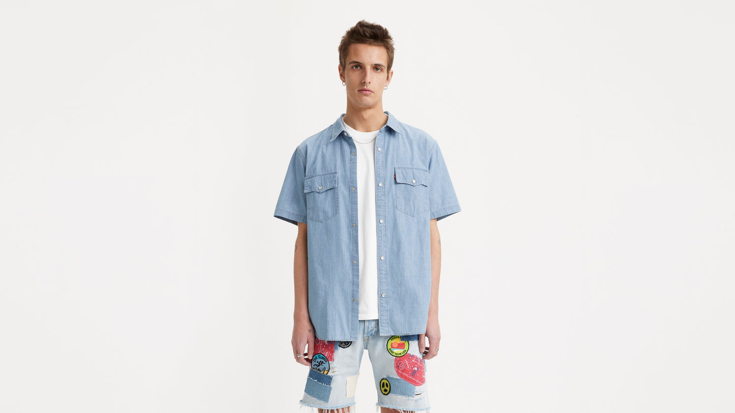 Levi's® Men's Short-Sleeve Relaxed Fit Western Shirt
