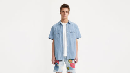 Levi's® Men's Short-Sleeve Relaxed Fit Western Shirt