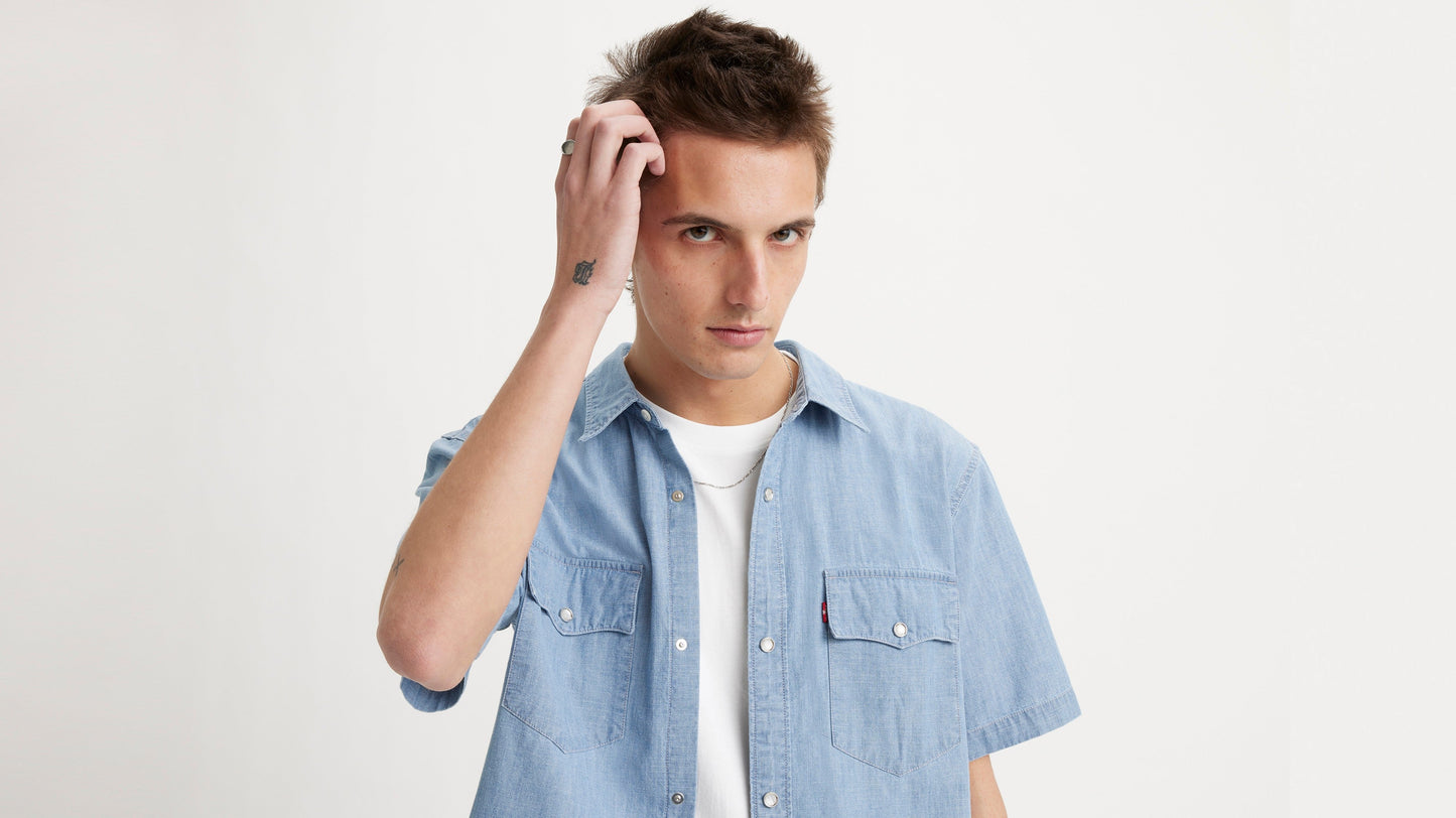 Levi's® Men's Short-Sleeve Relaxed Fit Western Shirt