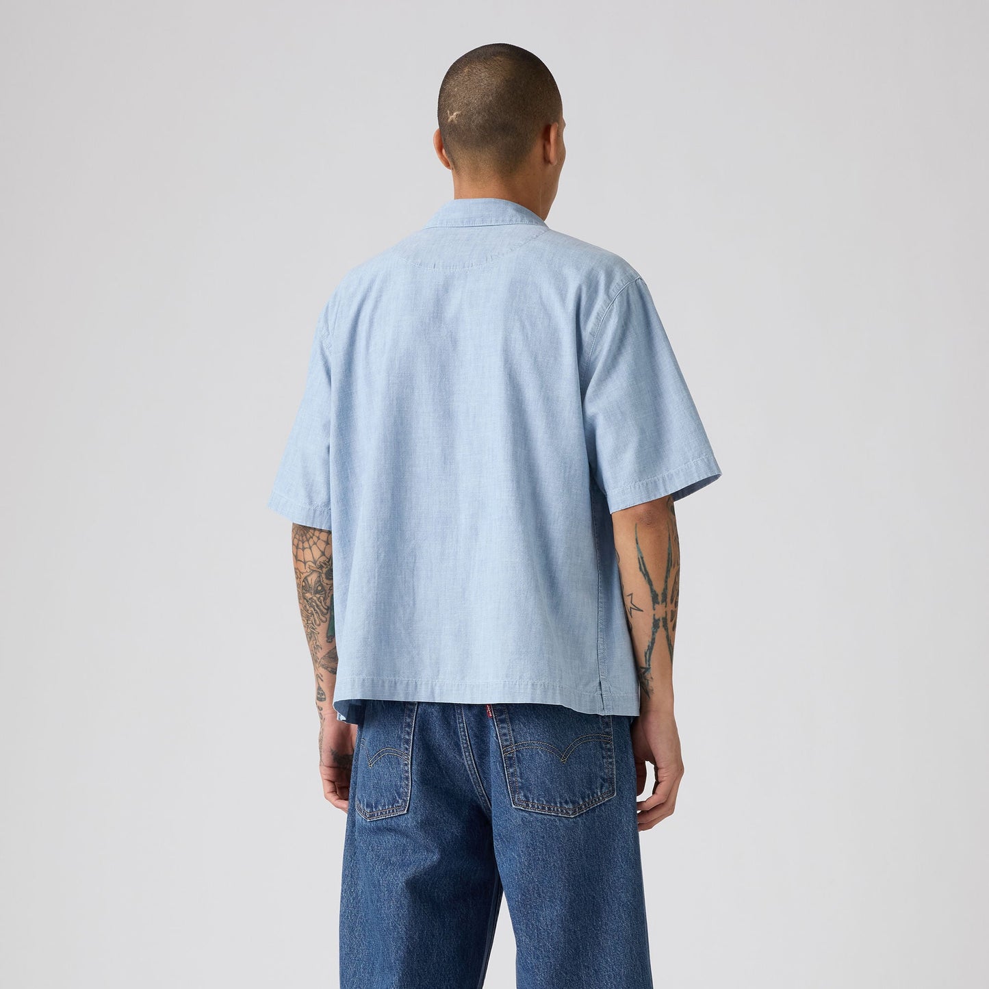 Levi's® Men's Short-Sleeve Zandt Cropped Shirt