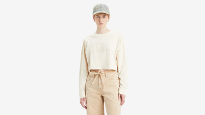 Levi's® Women's Cropped Long-Sleeve Football Tee