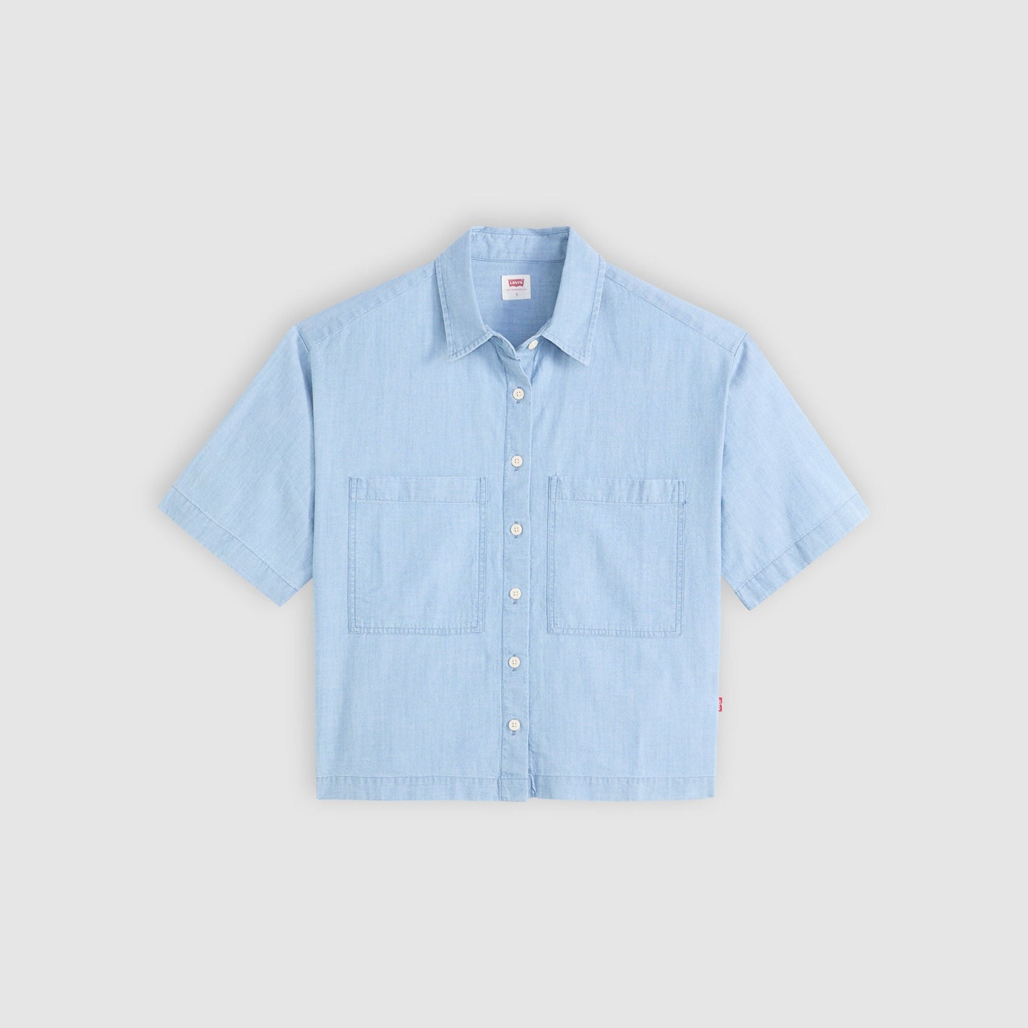 Levi's® Women's Harlie Short-Sleeve Cropped Shirt