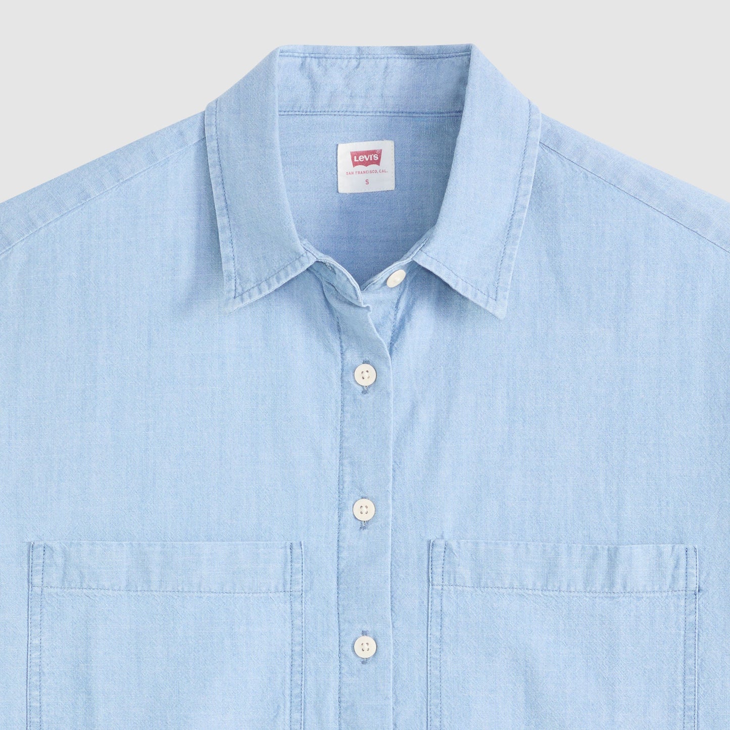Levi's® Women's Harlie Short-Sleeve Cropped Shirt