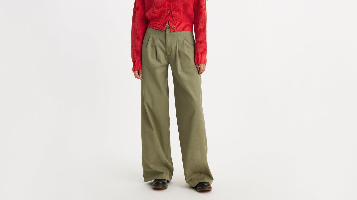 Levi's® Women's Pleated Wide-Leg Trousers