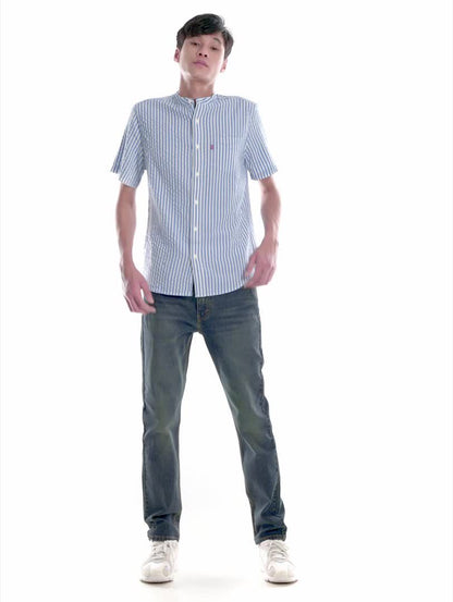 Levi's® Men's Short-Sleeve Banded Collar Shirt